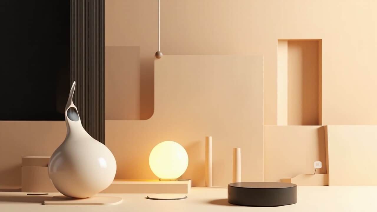 Minimalist design workspace